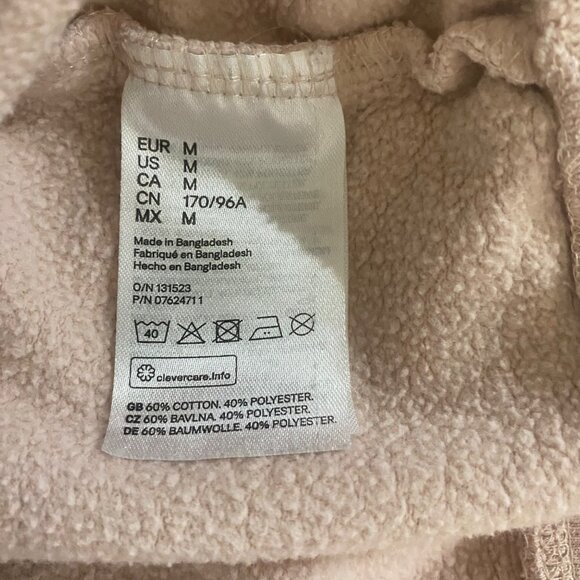 H&M Dirty Dancing Graphic Hoodie Sweatshirt Womens M Pink Soft Cotton - Picture 6 of 13